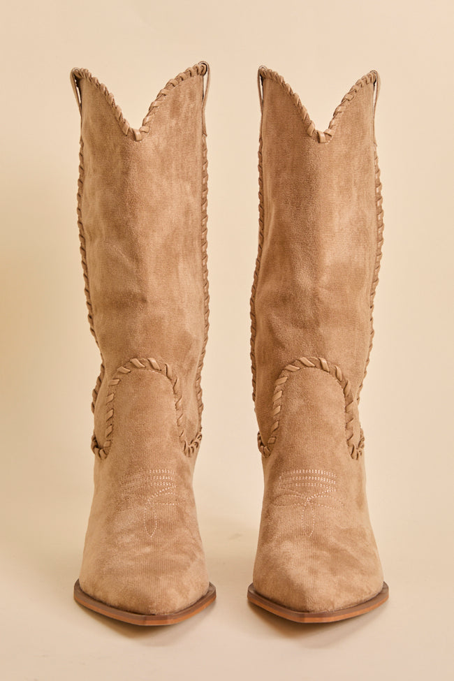 Tilley Almond Whipstitch Cowboy Boots