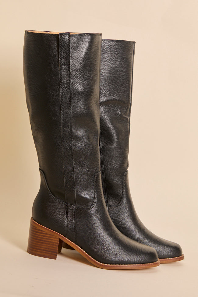 Harriet Black Tall Boots
