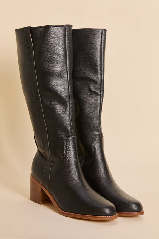 Harriet Black Tall Boots