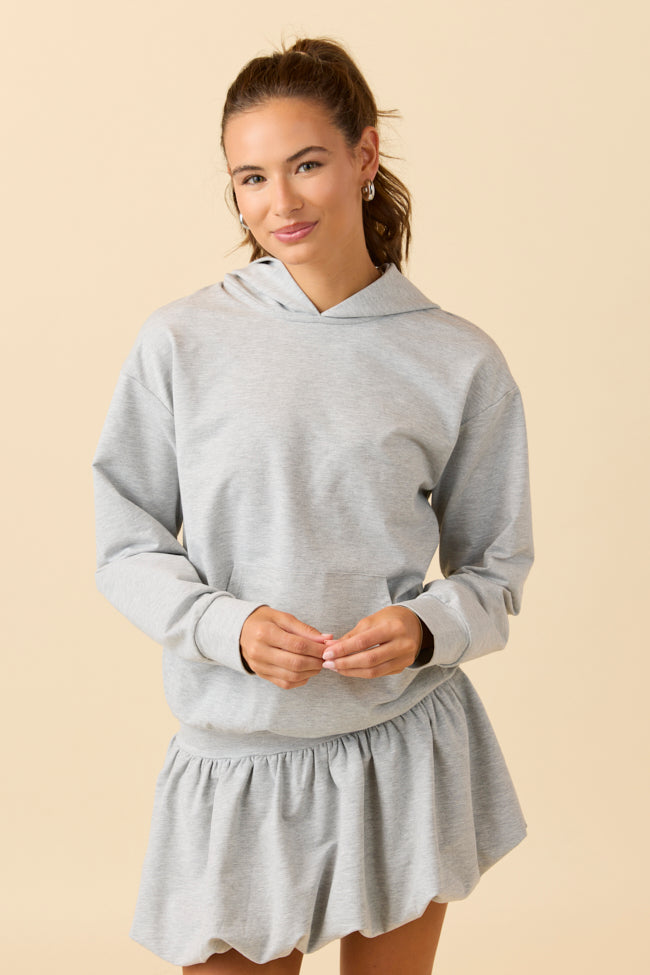 Erin Grey Hoodie Mini Dress FINAL SALE
