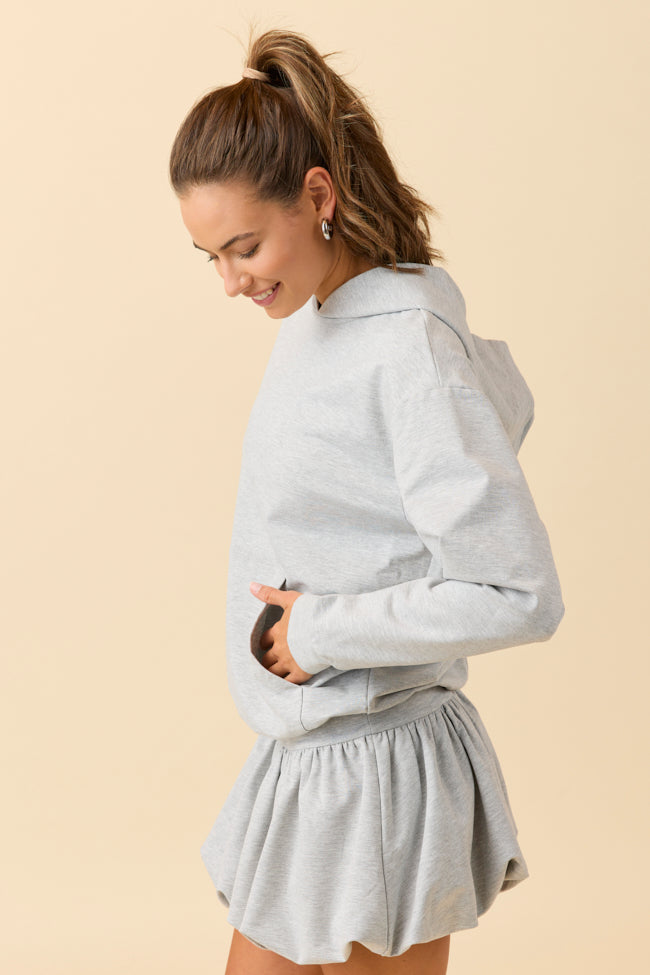 Erin Grey Hoodie Mini Dress FINAL SALE