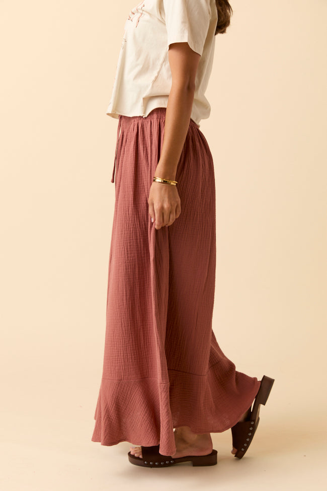 Ember Toffee Maxi Skirt FINAL SALE