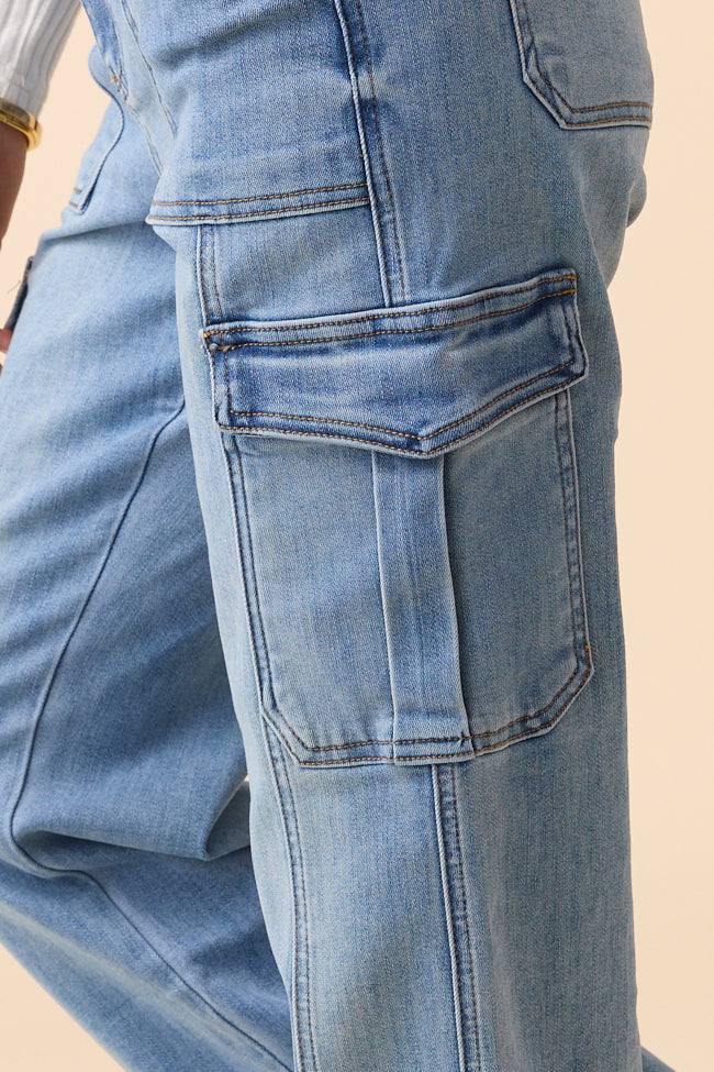 Annika Medium Wash Utility Jeans FINAL SALE