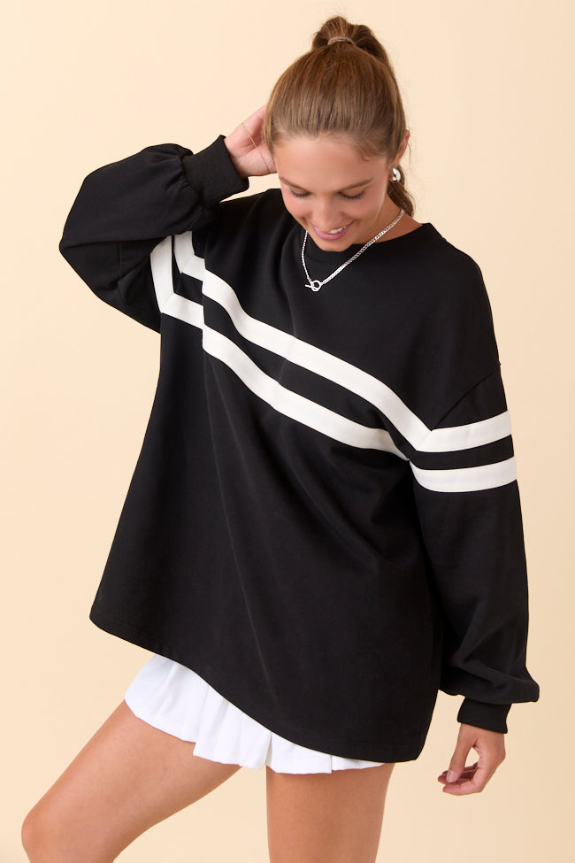 Power Moves Black Sweatshirt