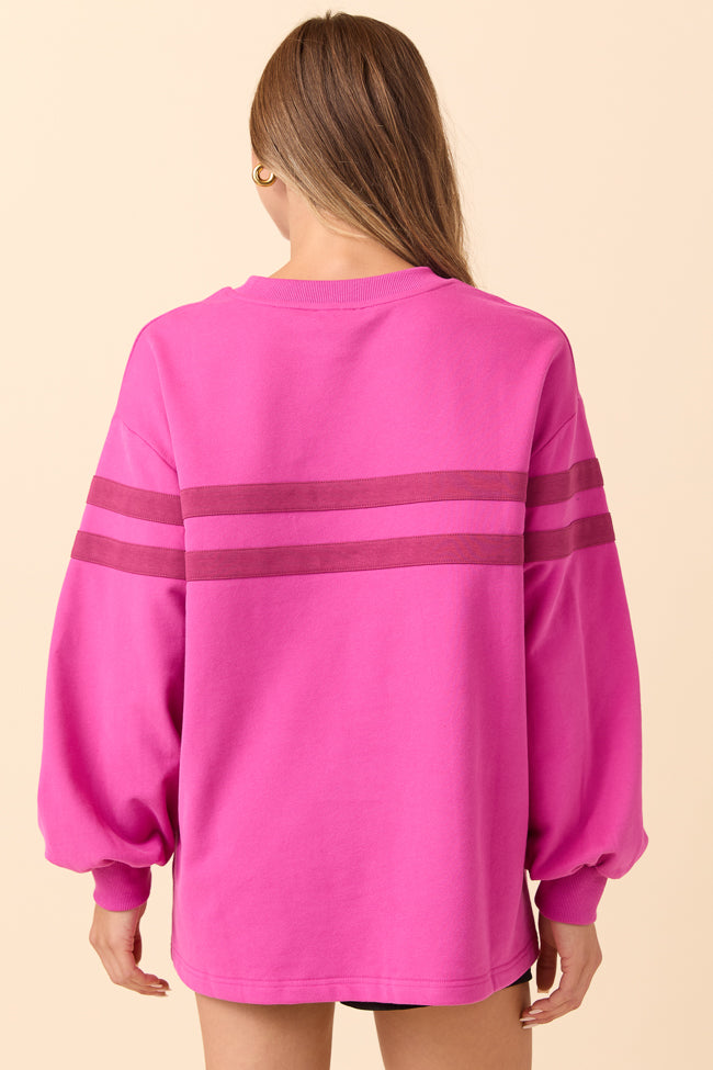 Power Moves Berry Sweatshirt