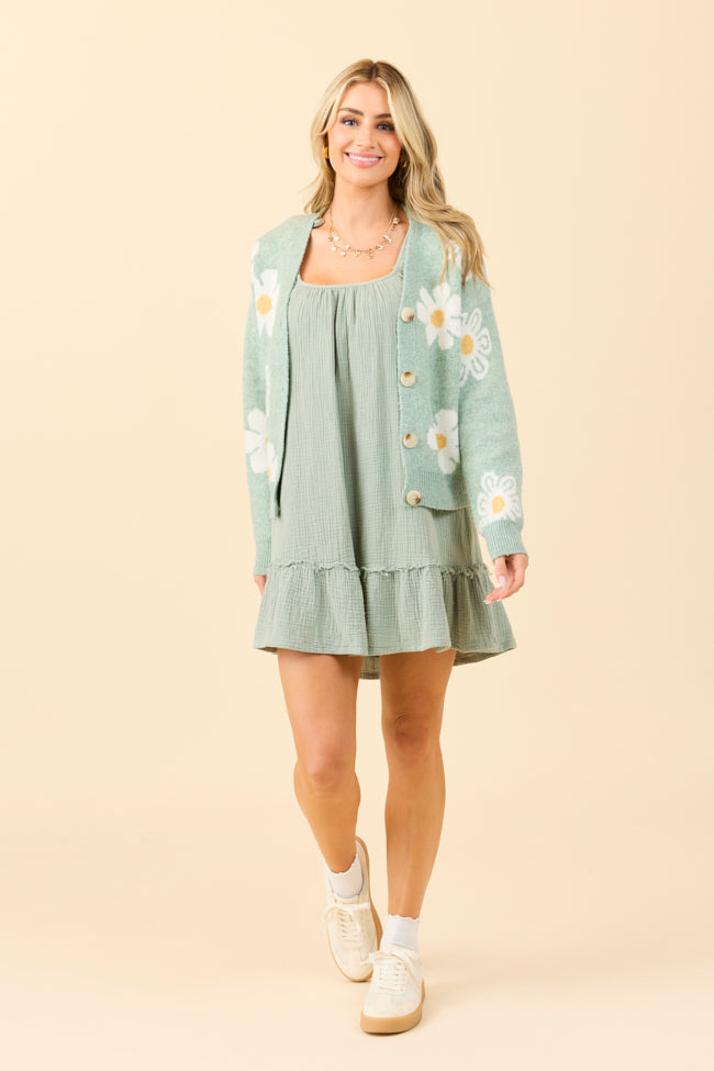 Vera Sage Mini Dress