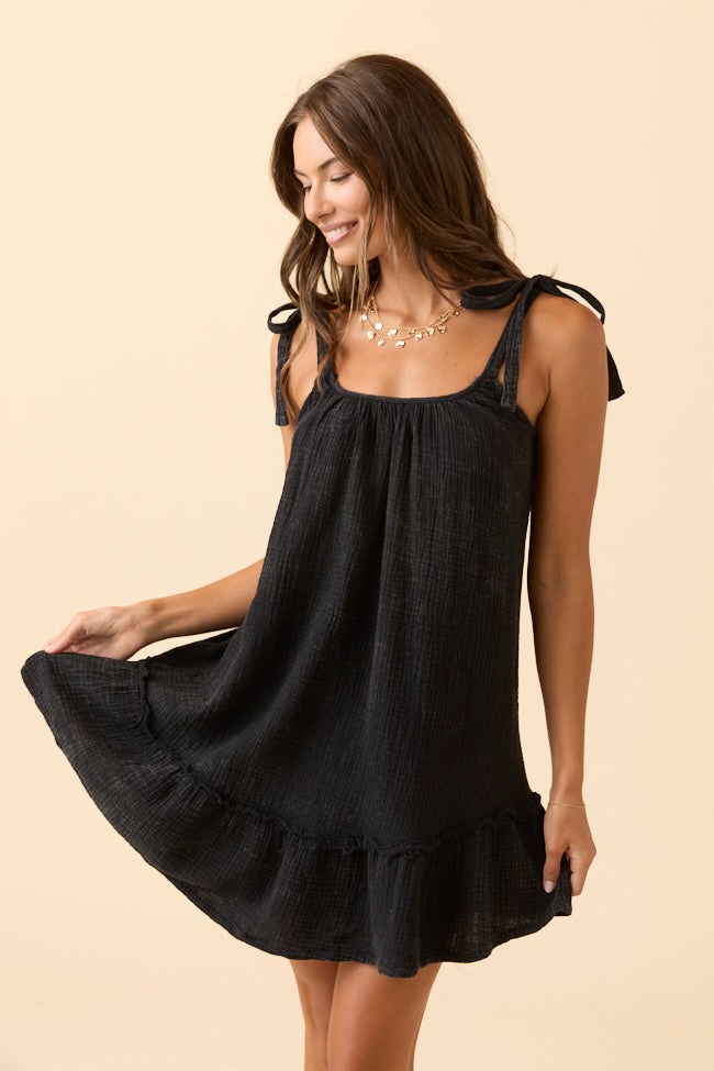 Vera Black Mini Dress