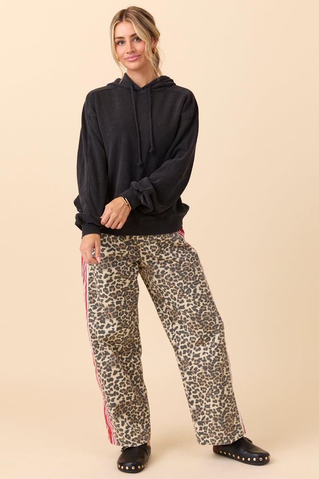 Tammie Black Long Sleeve Oversized Hoodie