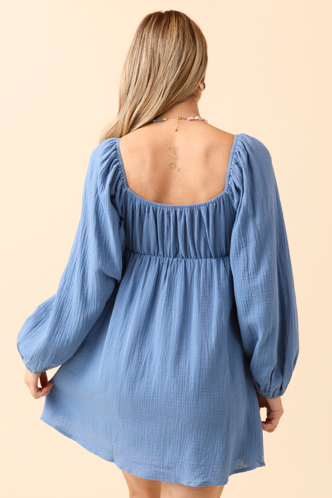 Veronica Blue Mini Dress FINAL SALE