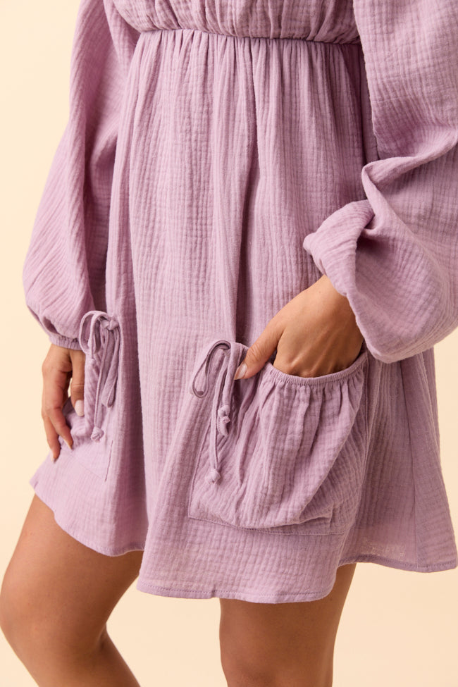 Veronica Lavender Mini Dress FINAL SALE