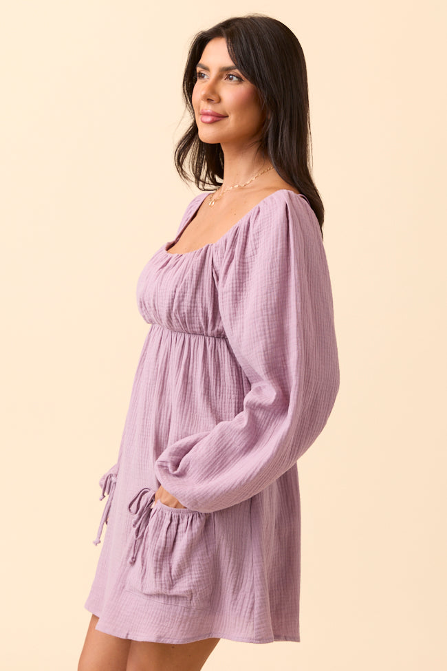 Veronica Lavender Mini Dress FINAL SALE