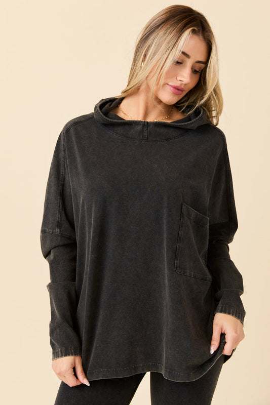 Lexi Black Oversized Hoodie Set SALE