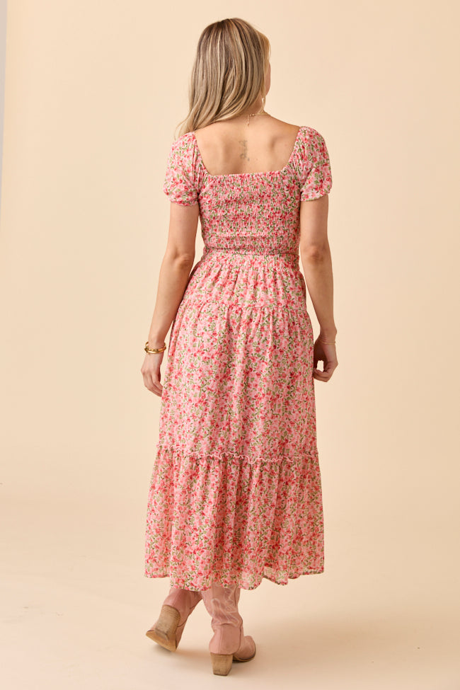 Maisyn Pink Floral Skirt Set FINAL SALE