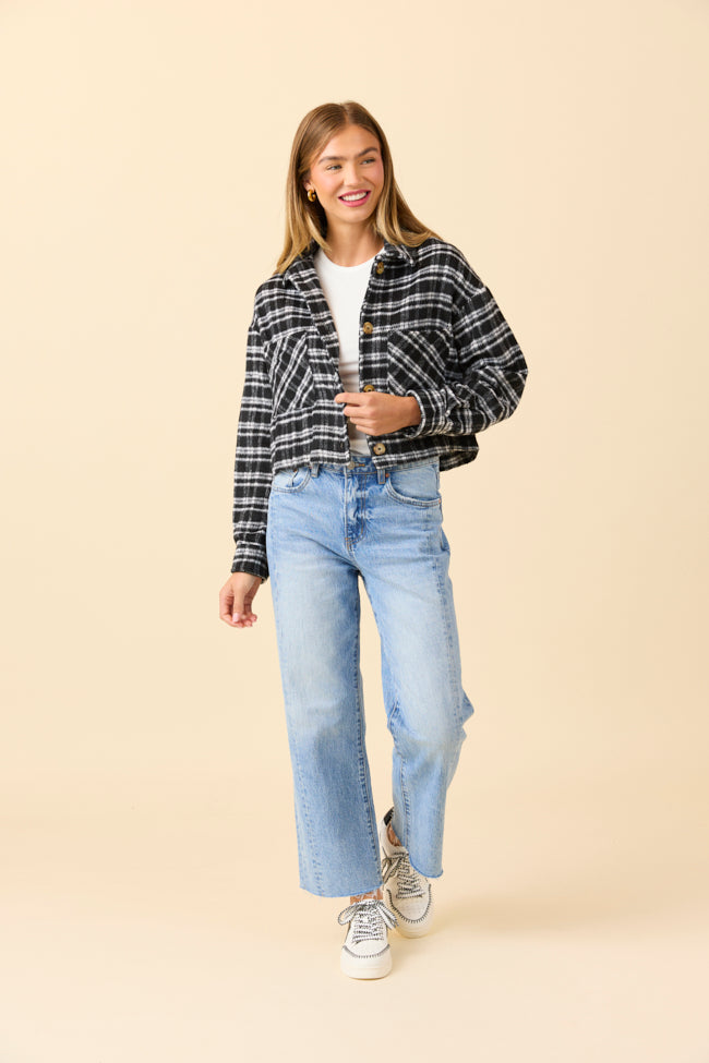 Gretchen Black Plaid Jacket FINAL SALE