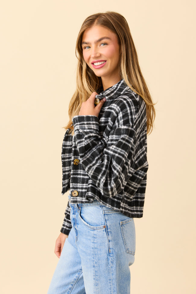 Gretchen Black Plaid Jacket FINAL SALE