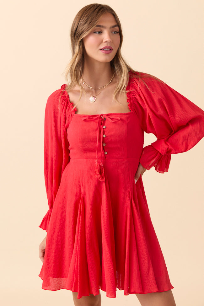 Alexia Red Mini Dress