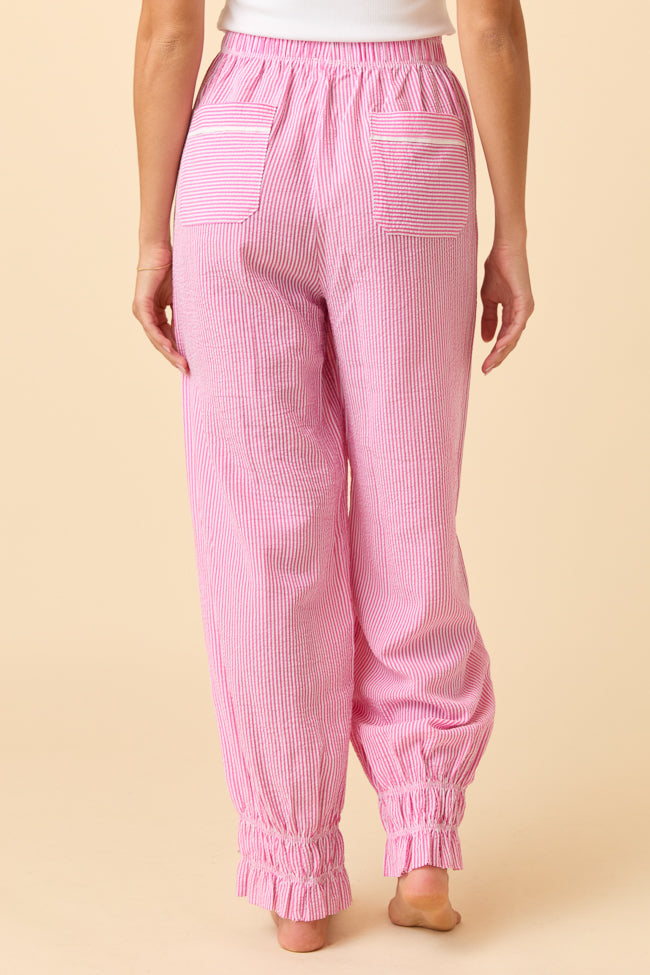 Veda Pink Striped Pajama Pants FINAL SALE