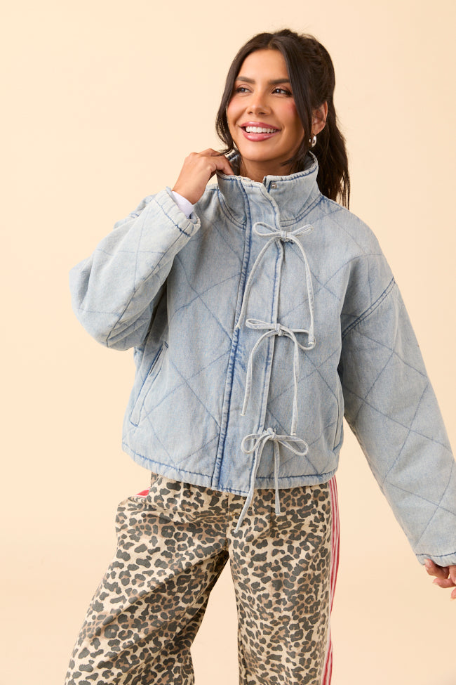 Winslow Light Denim Quilted Jacket SALE