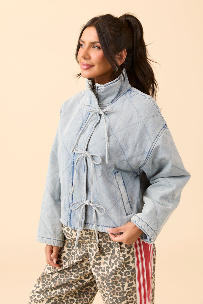 Winslow Light Denim Quilted Jacket SALE