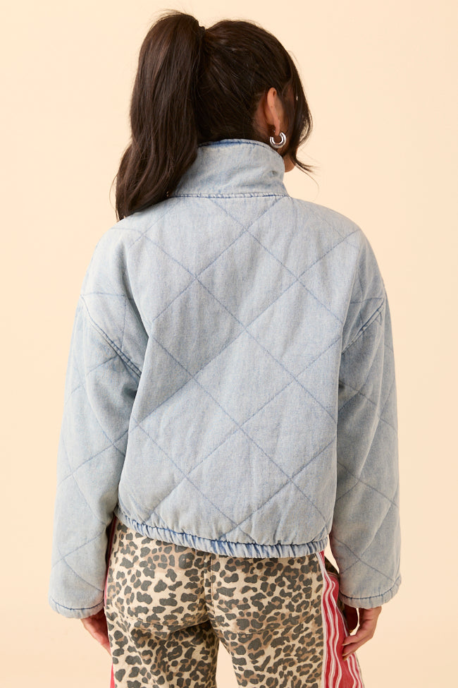 Winslow Light Denim Quilted Jacket SALE