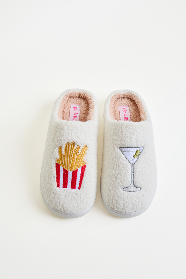 Cozi Girl Dinner Shearling Slippers