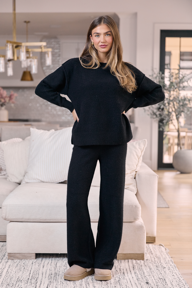 Glenn Black Sweater lounge Pants SALE
