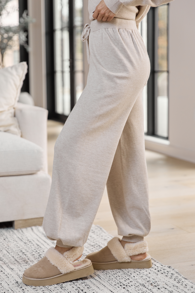 Devon Oatmeal Sweater Lounge Pants SALE
