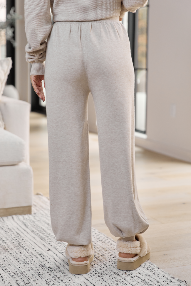 Devon Oatmeal Sweater Lounge Pants SALE