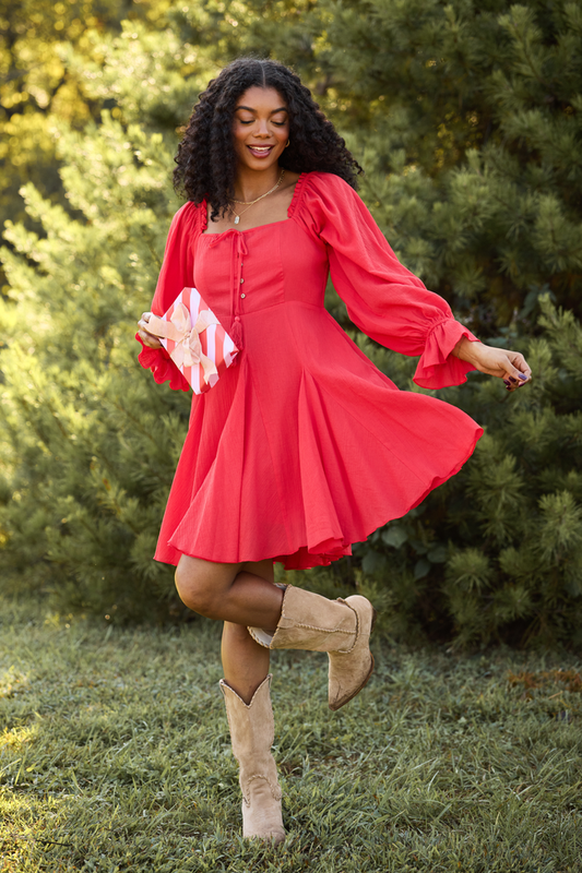 Alexia Red Mini Dress