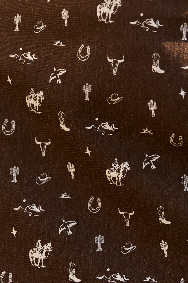 Isabel Western Print Skort