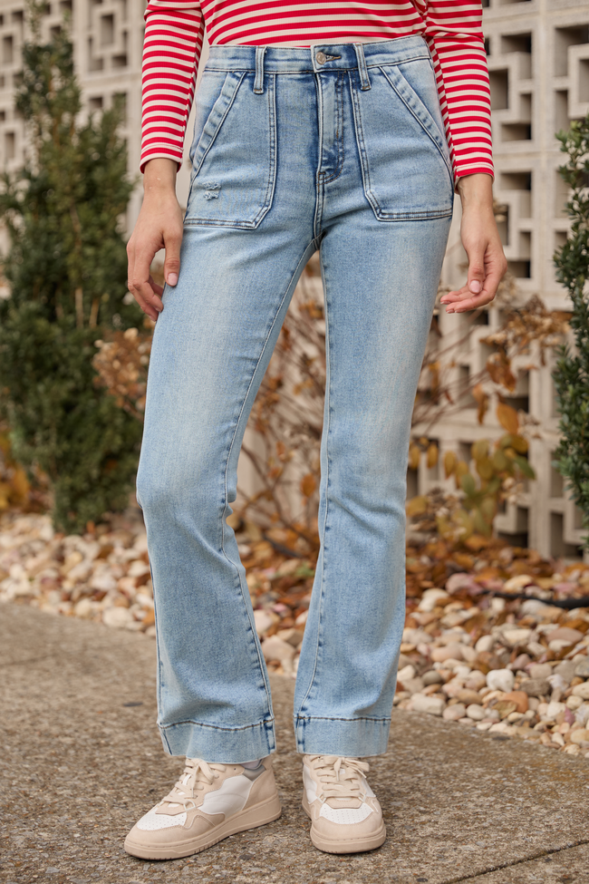 Lyric Light Wash Bootcut Jeans