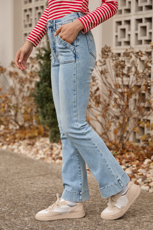 Lyric Light Wash Bootcut Jeans