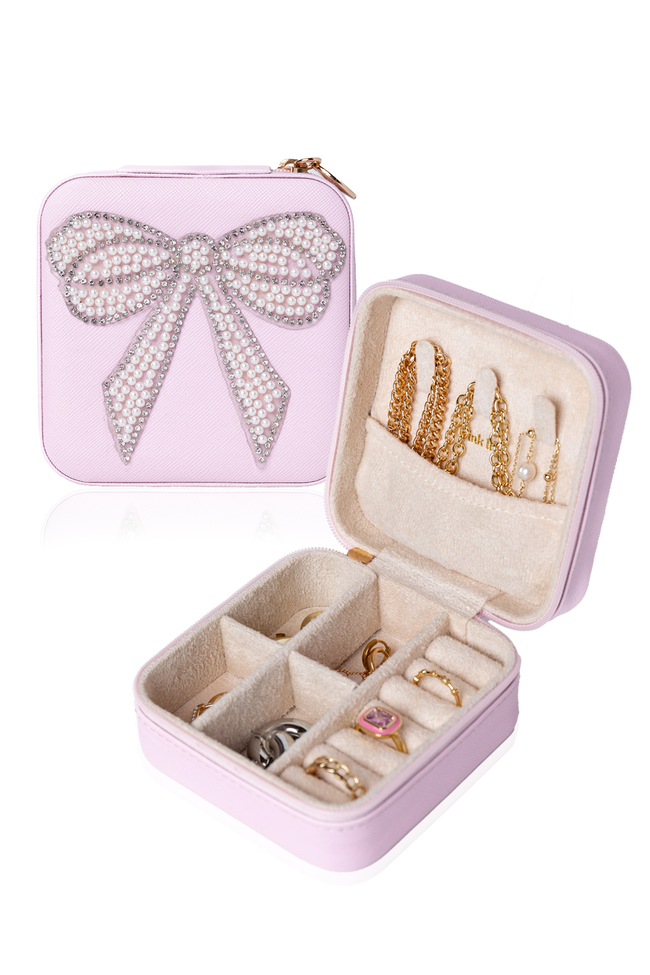 Pink Bow Jewelry Box