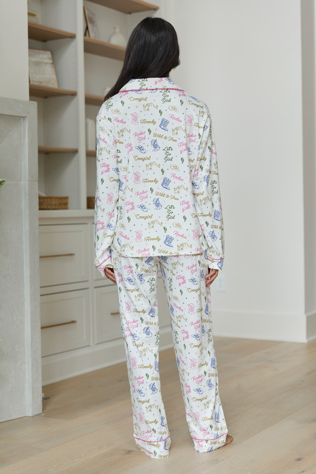 Rodeo Girl Multi Pajama Set FINAL SALE