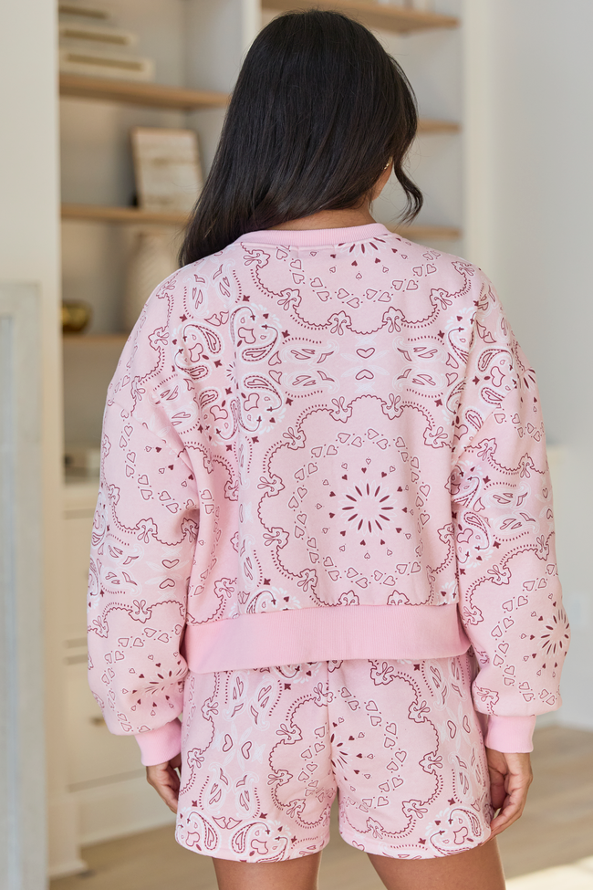 Lilah Pink Paisley Lounge Set SALE