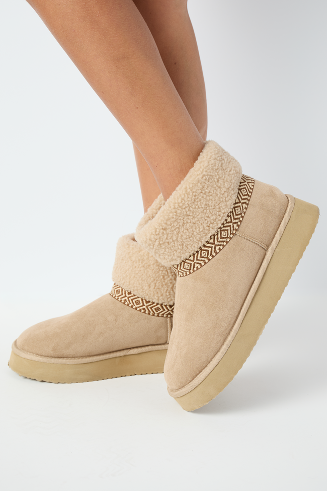Payton Sand Platform Boots SALE