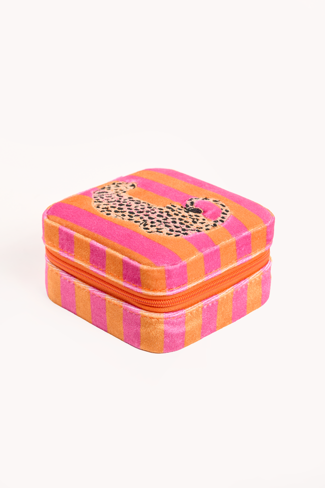Azalia Cheetah Jewelry Box