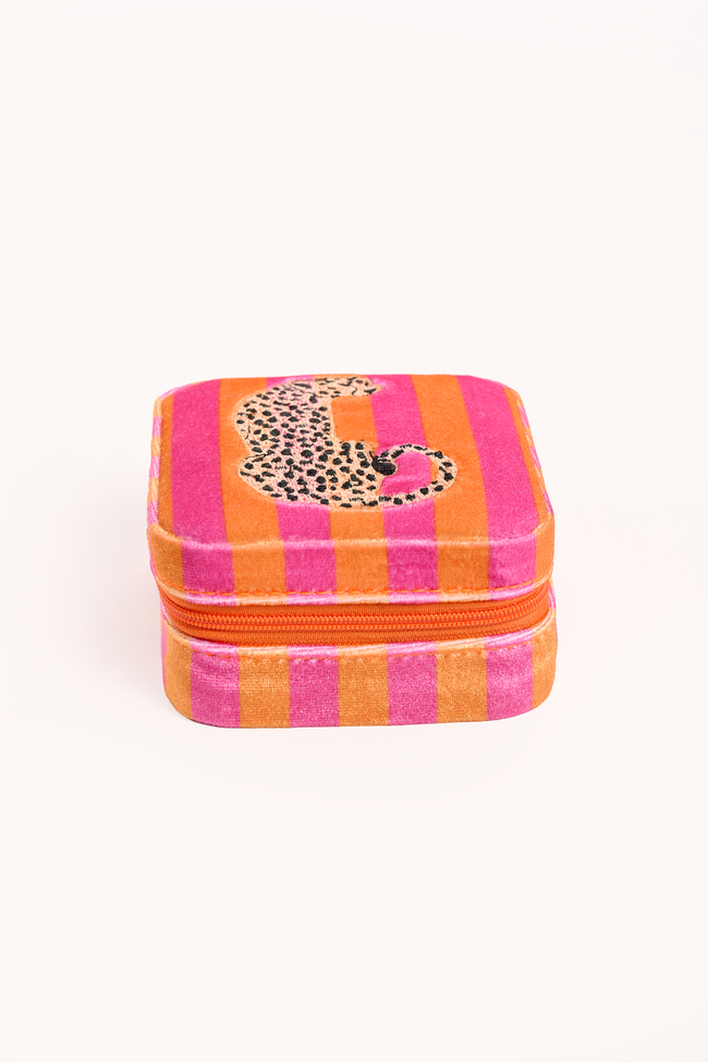 Azalia Cheetah Jewelry Box