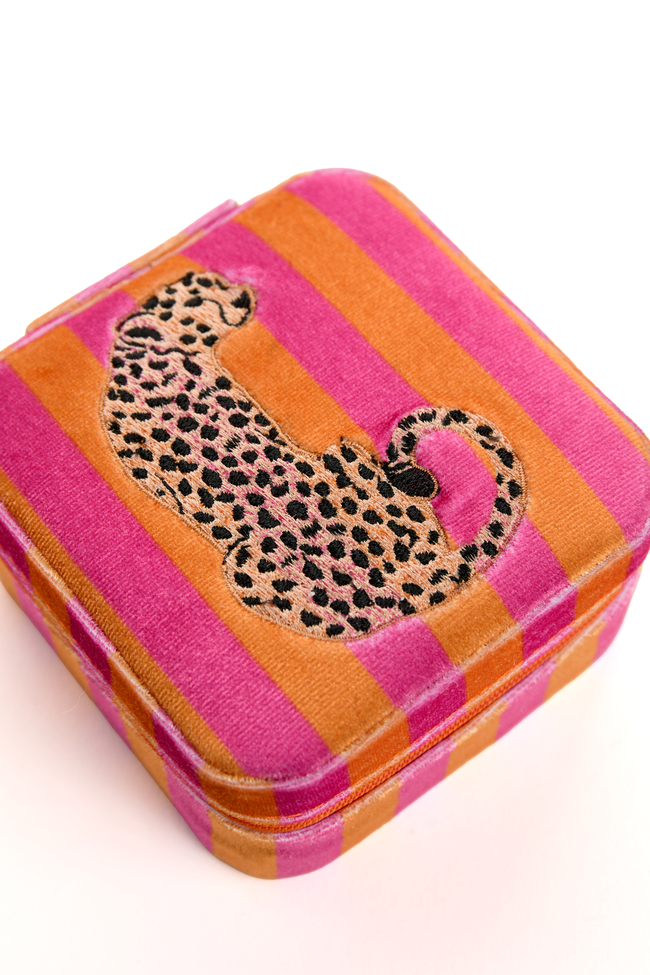 Azalia Cheetah Jewelry Box