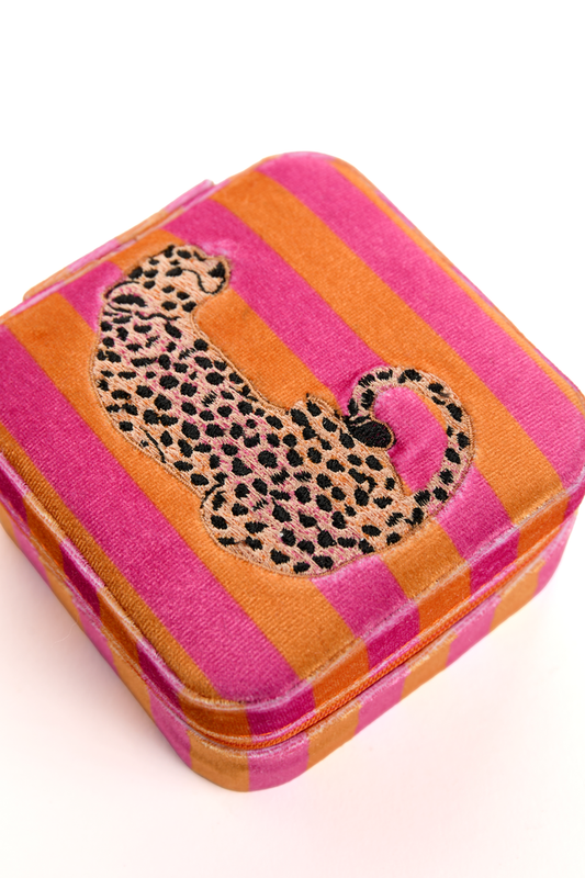 Azalia Cheetah Jewelry Box