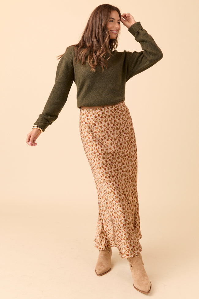 Naomi Tan Multi Flower Maxi Skirt