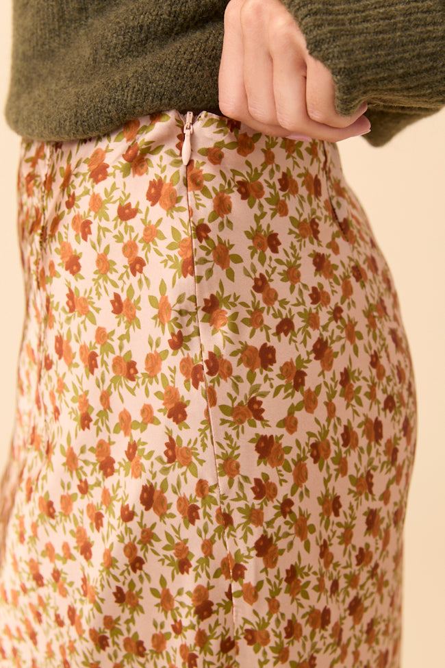 Naomi Tan Multi Flower Maxi Skirt