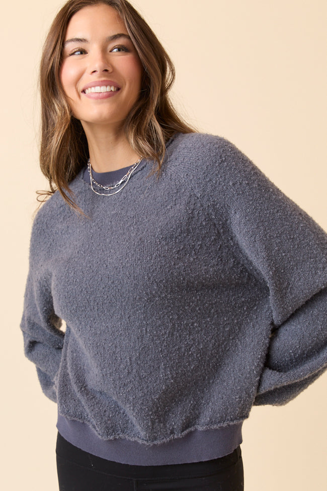 Kristy Grey Boucle Sweater SALE