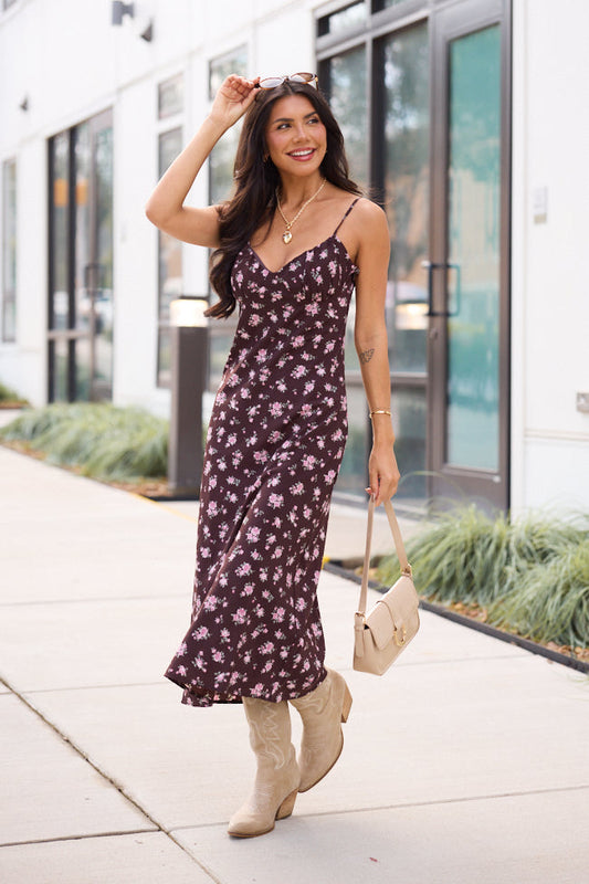 Sam Brown Floral Slip Dress