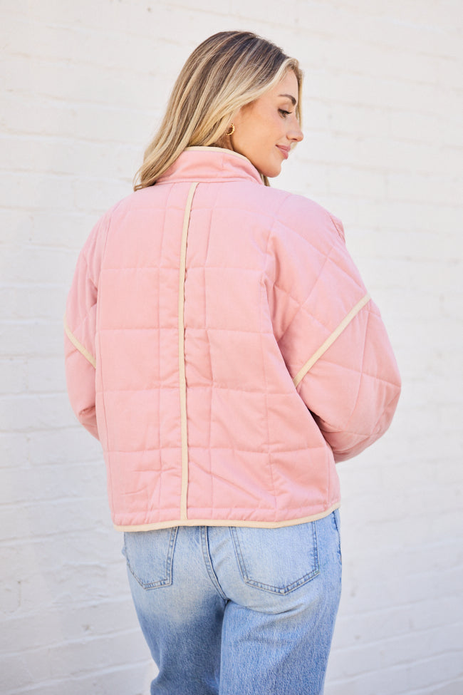 Maggie Pink Quilted Jacket SALE