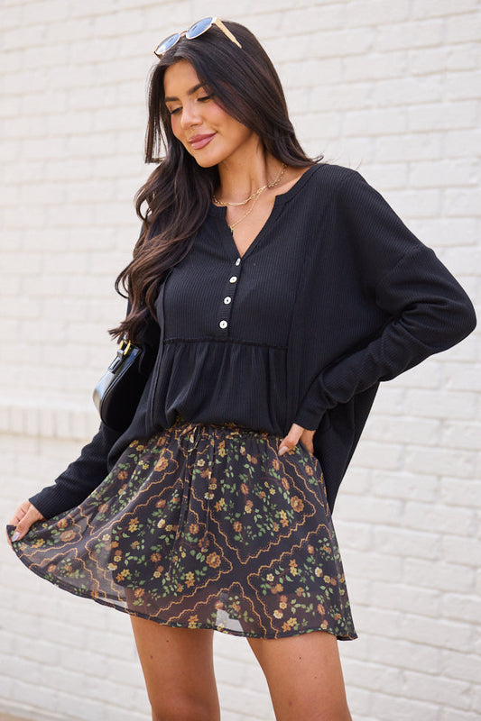 Kayla Floral Printed Skort