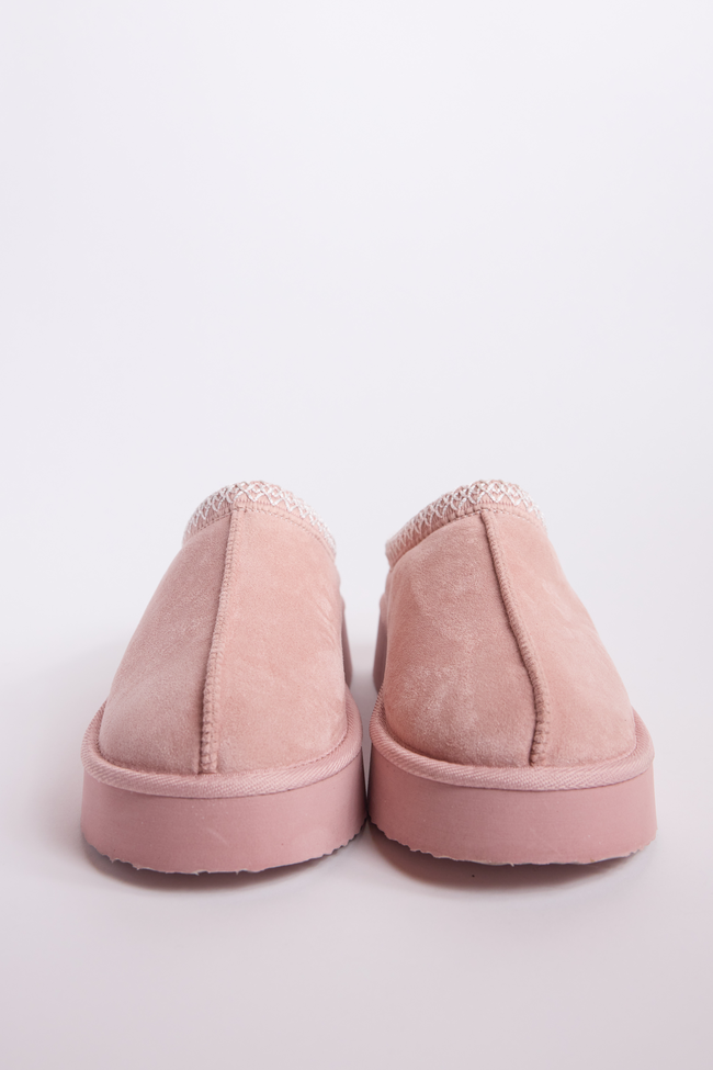 Hayden Blush Platform Slippers SALE