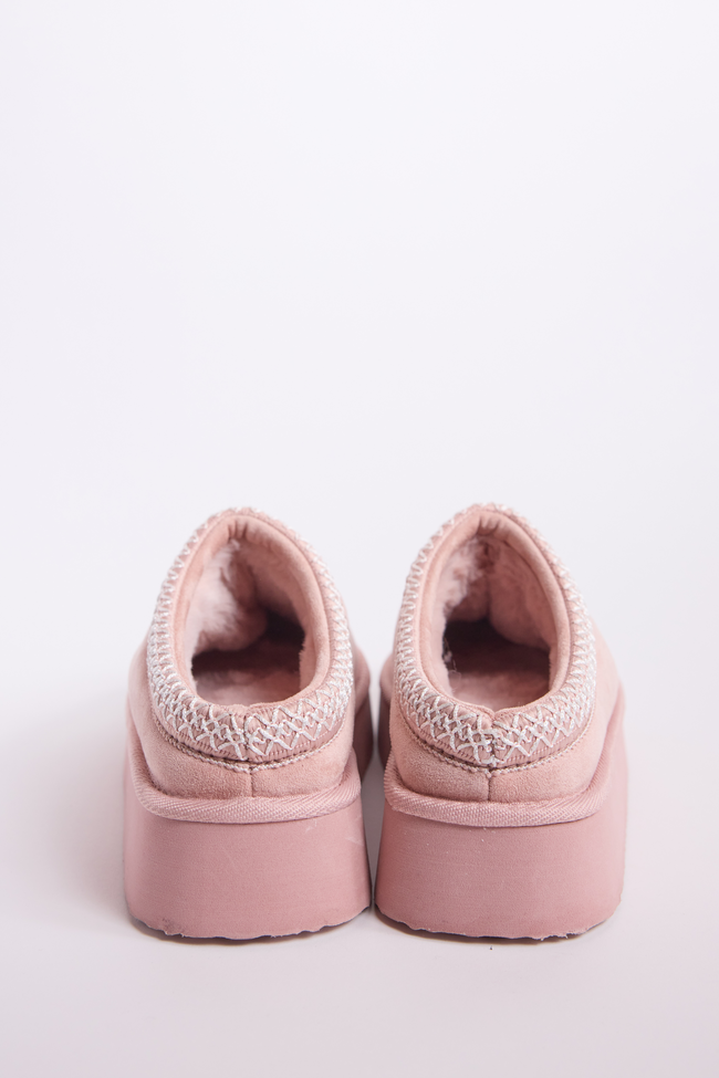 Hayden Blush Platform Slippers SALE