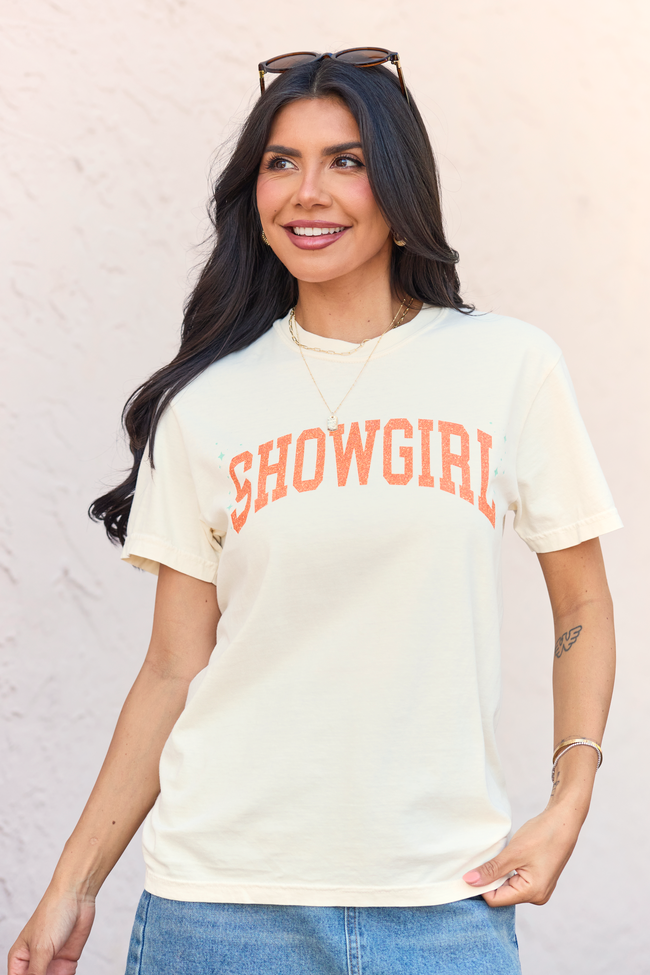 Showgirl Ivory Graphic Tee