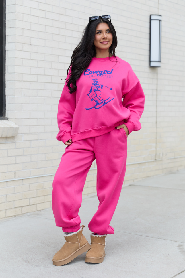 Cowgirl Ski Club Pink Sweatpants SALE